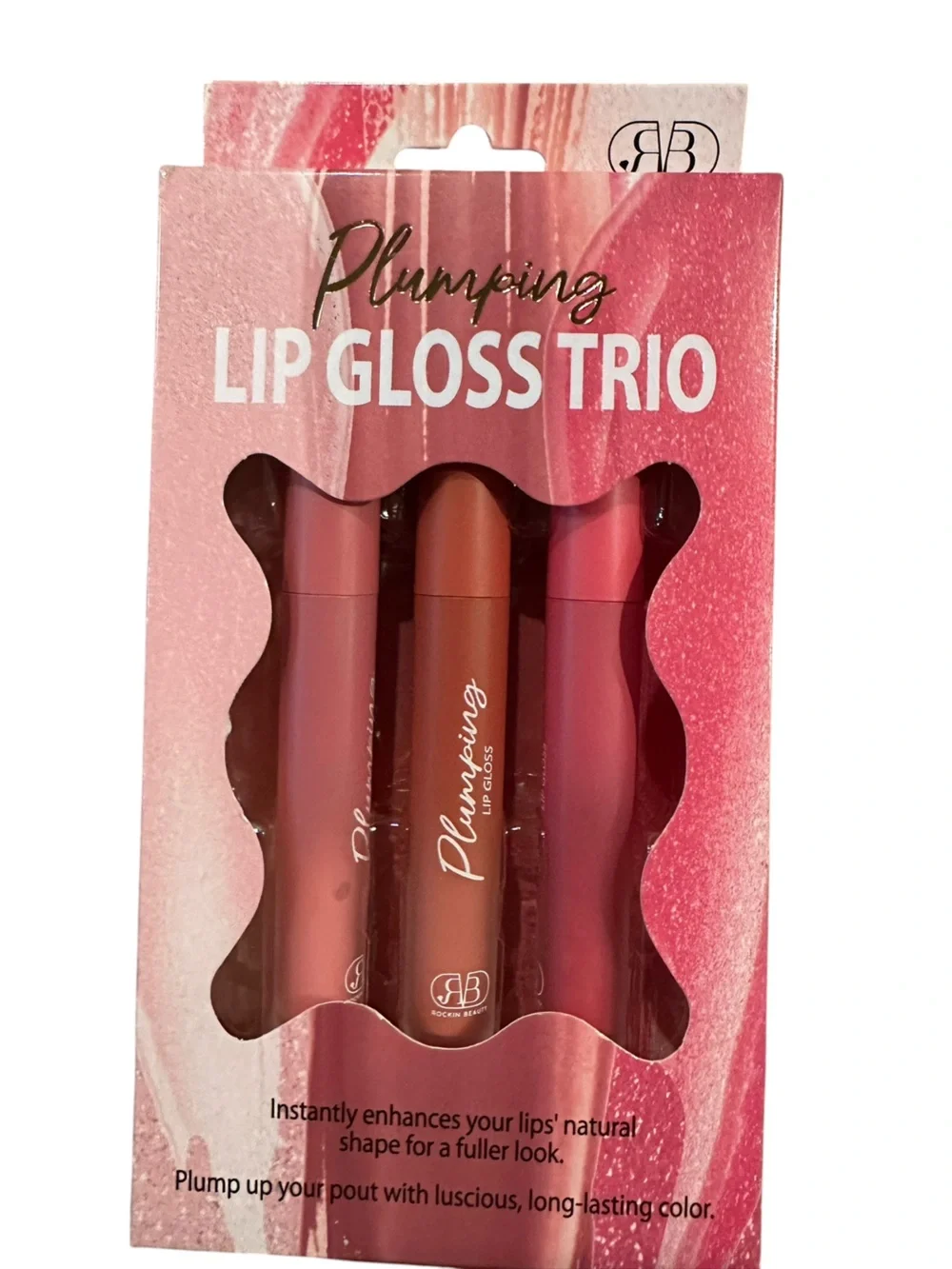 Plumping Lip Gloss Trio - Pink & Rose Shades